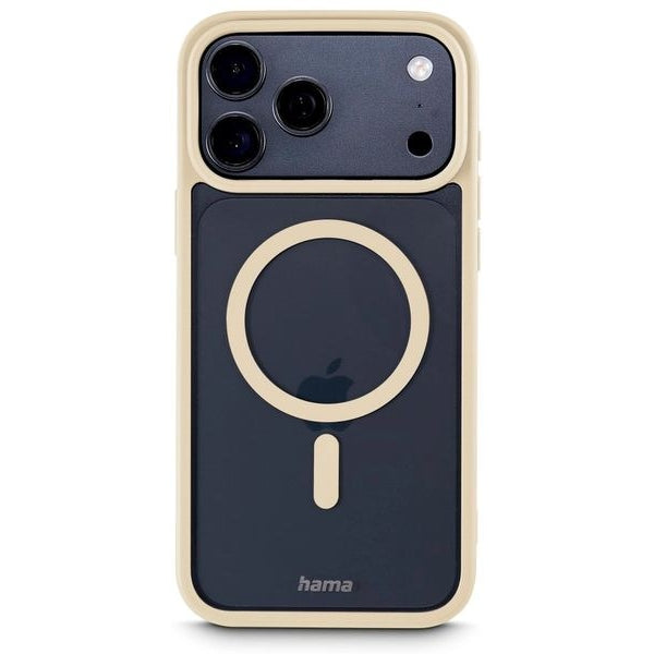 Hama Back Cover Frame Protect iPhone 17 Pro Max Beige