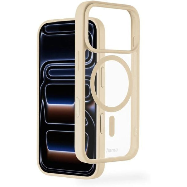 Hama Back Cover Frame Protect iPhone 17 Pro Beige