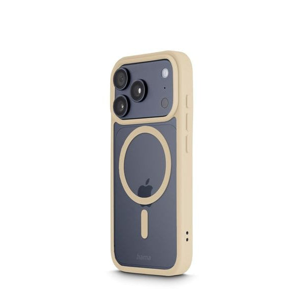 Hama Back Cover Frame Protect iPhone 17 Pro Beige