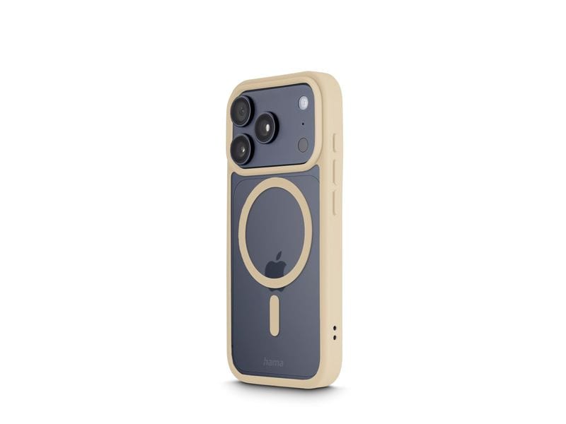 Hama Back Cover Frame Protect iPhone 17 Pro Beige