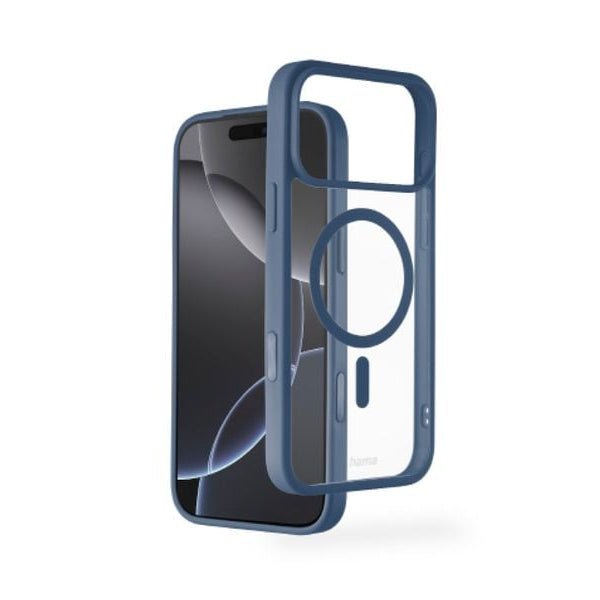 Hama Back Cover Frame Protect iPhone 17 Pro Max Blau