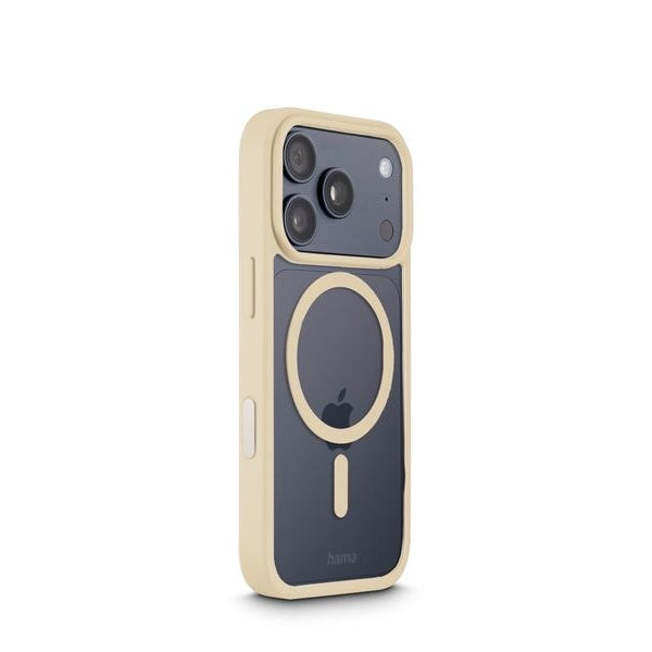 Hama Back Cover Frame Protect iPhone 17 Pro Beige
