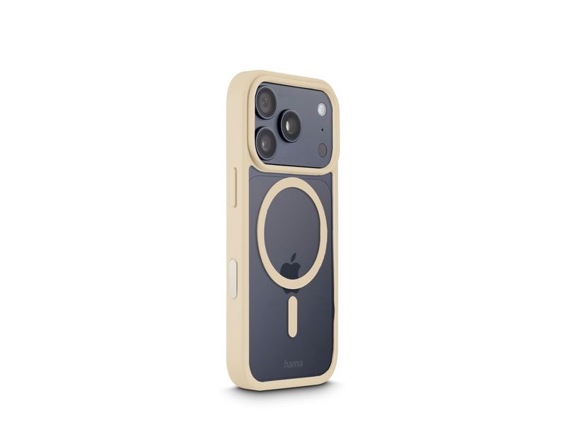 Hama Back Cover Frame Protect iPhone 17 Pro Beige