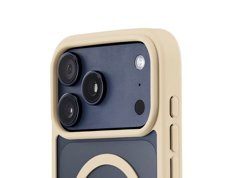 Hama Back Cover Frame Protect iPhone 17 Pro Max Beige