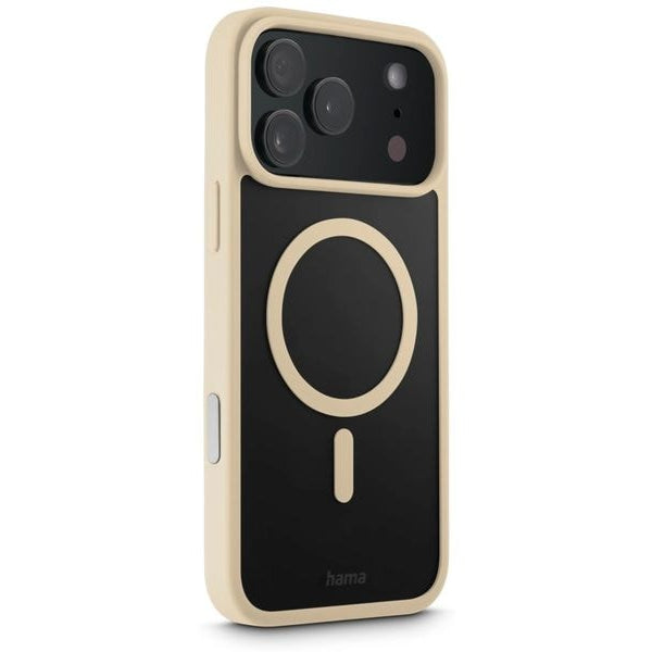 Hama Back Cover Frame Protect iPhone 17 Pro Max Beige