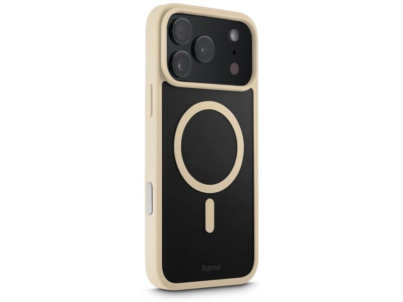 Hama Back Cover Frame Protect iPhone 17 Pro Max Beige
