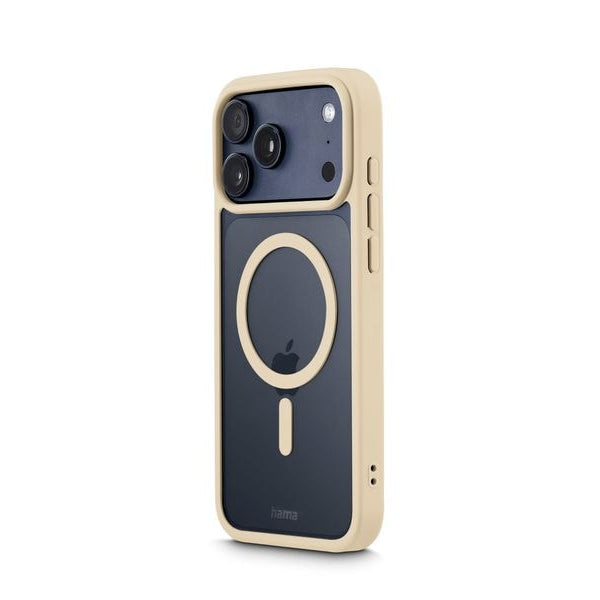 Hama Back Cover Frame Protect iPhone 17 Pro Max Beige