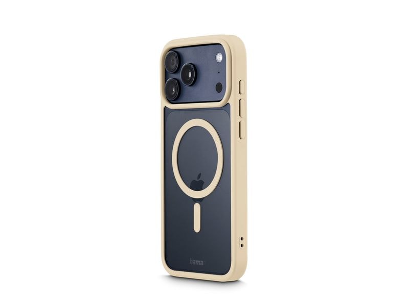 Hama Back Cover Frame Protect iPhone 17 Pro Max Beige