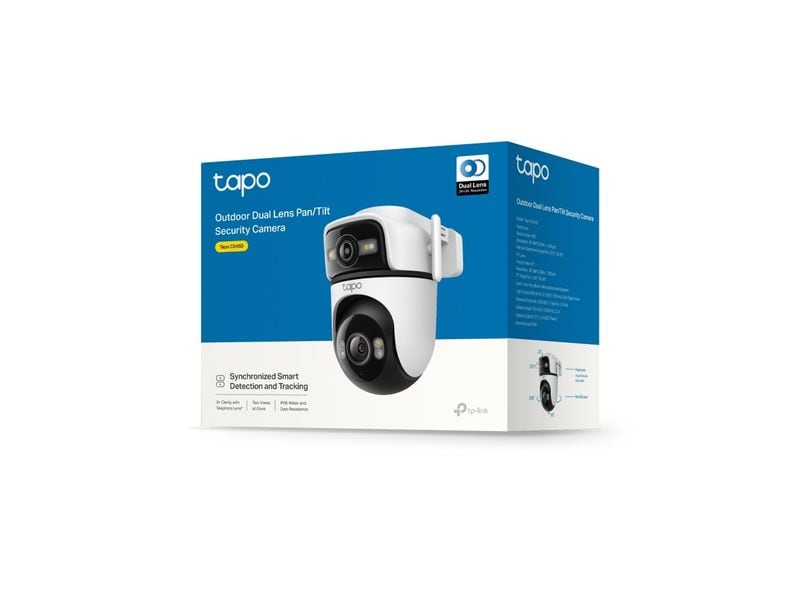 TP-Link Netzwerkkamera Tapo C545D Outdoor Dual-Lens Pan/Tilt