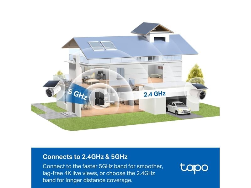 TP-Link Netzwerkkamera Tapo C465 4K Solar mit Akku und KI-Erkennung