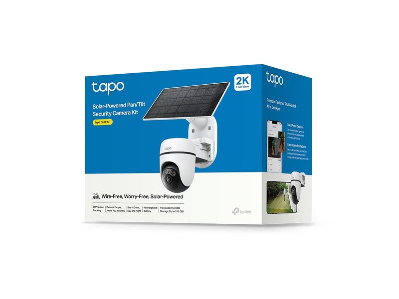 TP-Link Netzwerkkamera Tapo C610 KIT 2K Solarbetrieben WLAN