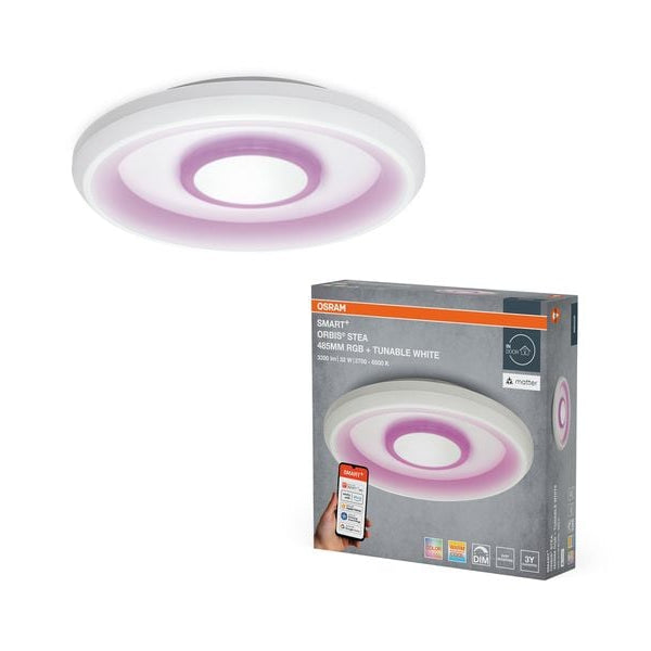 OSRAM Deckenleuchte SMART+ Matter Stea 485 mm Multicolor RGB+TW