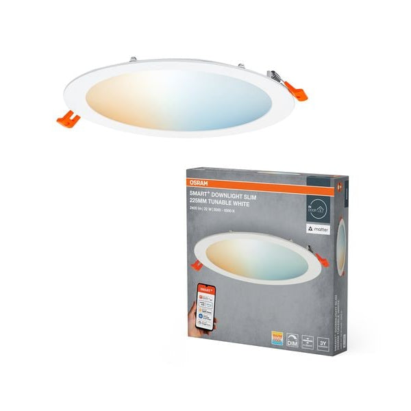 OSRAM Einbauleuchte SMART+ Matter Recess Slim 225 mm, TW