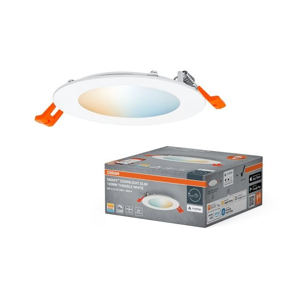 OSRAM Einbauleuchte SMART+ Matter Recess Slim 120 mm, TW