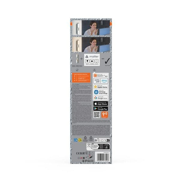 OSRAM Badezimmerleuchte SMART+ Matter Orbis Wall Duplo 300 mm, TW