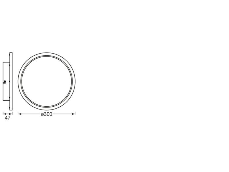 OSRAM Badezimmerleuchte SMART+ Orbis Disc 30 cm, TW