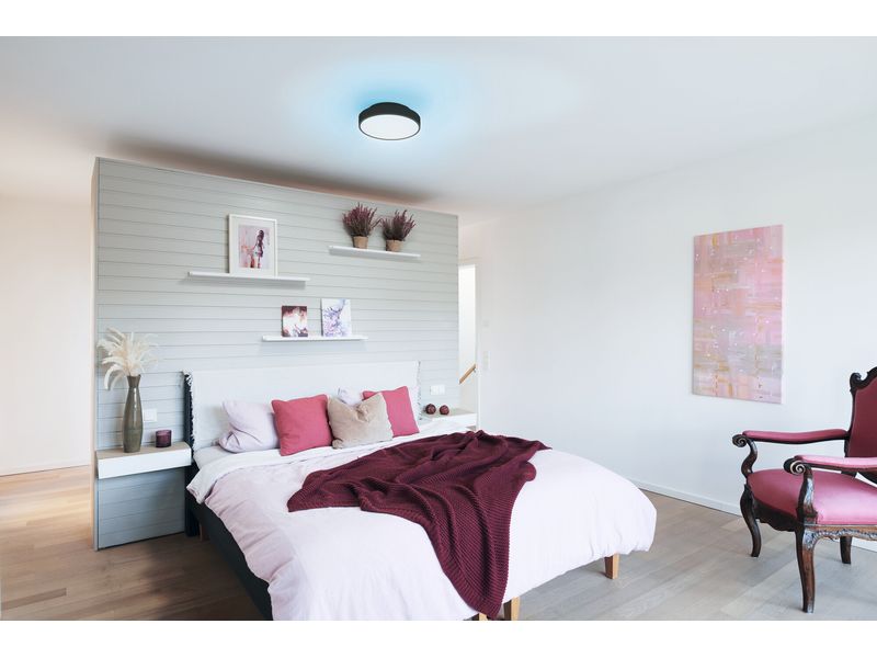 OSRAM Deckenleuchte Smart+ Orbis Ceiling Black 350 mm, RGBW