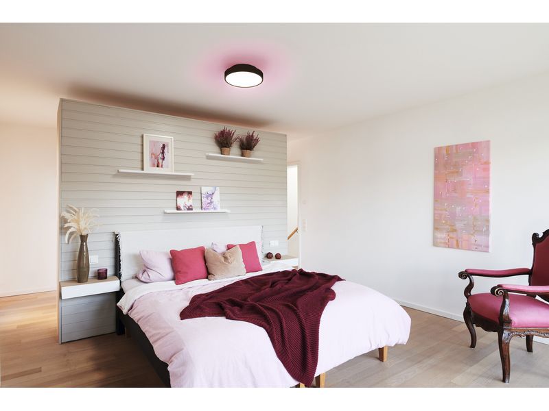 OSRAM Deckenleuchte Smart+ Orbis Ceiling Black 350 mm, RGBW