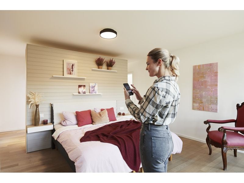 OSRAM Deckenleuchte Smart+ Orbis Ceiling Black 350 mm, RGBW