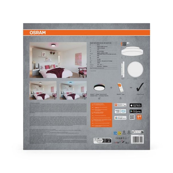 OSRAM Deckenleuchte Smart+ Orbis Ceiling Black 350 mm, RGBW