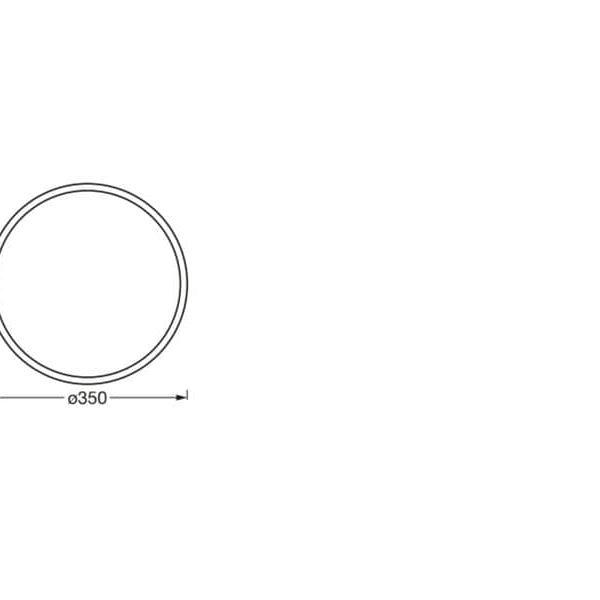 OSRAM Deckenleuchte Smart+ Orbis Ceiling Black 350 mm, RGBW