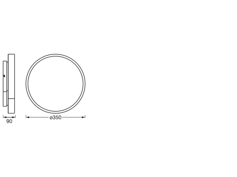 OSRAM Deckenleuchte Smart+ Orbis Ceiling White 350 mm TW