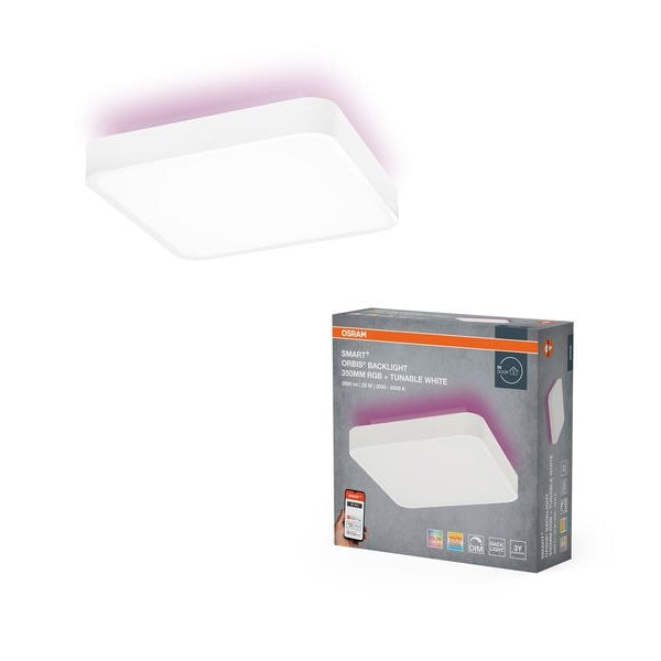 OSRAM Deckenleuchte SMART+ Orbis Backlite Square 35x35 cm, RGB+TW