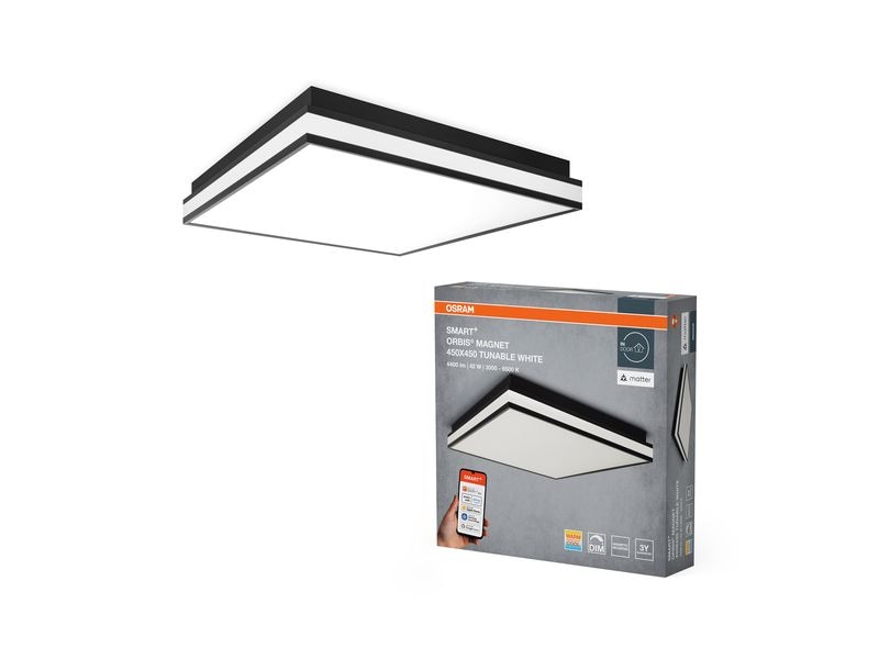 OSRAM Deckenleuchte SMART+ Orbis Magnet 45 x 45 cm, TW