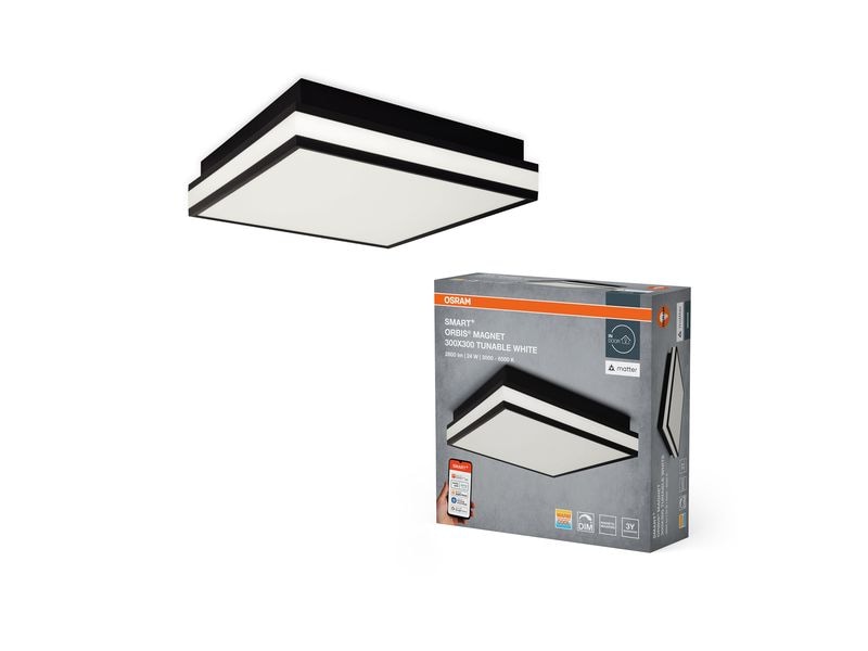 OSRAM Deckenleuchte SMART+ Orbis Magnet 30 x 30 cm, TW