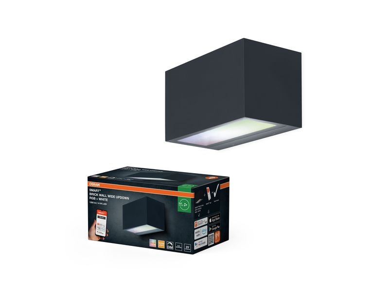 OSRAM Outdoor Wandleuchte Smart+ Brick UpDown RGB + W