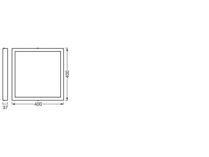 OSRAM Deckenleuchte SMART+ Matter Surface Downlight 40 cm, TW