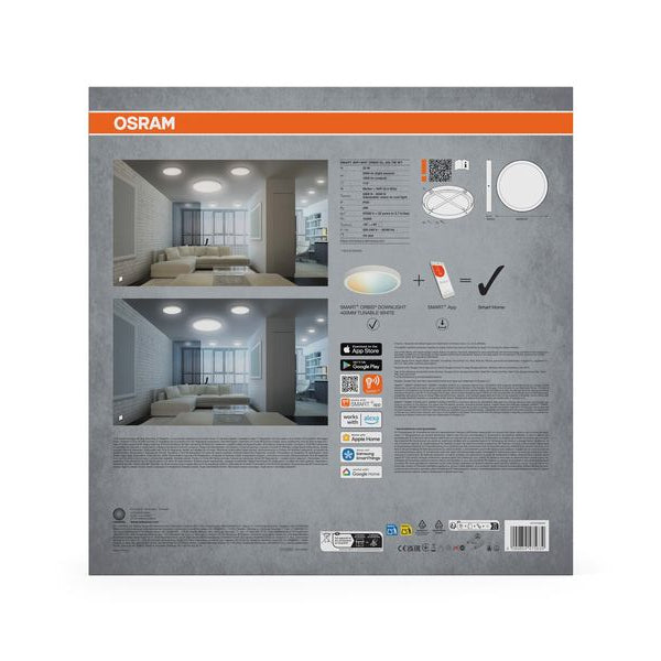 OSRAM Deckenleuchte SMART+ Matter Surface Downlight 40 cm, TW
