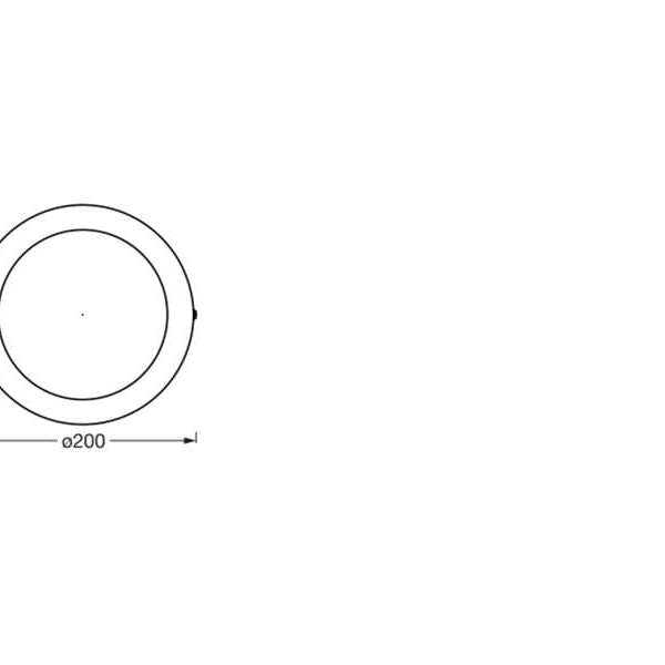 OSRAM Deckenleuchte SMART+ Matter Surface Downlight 20 cm, TW