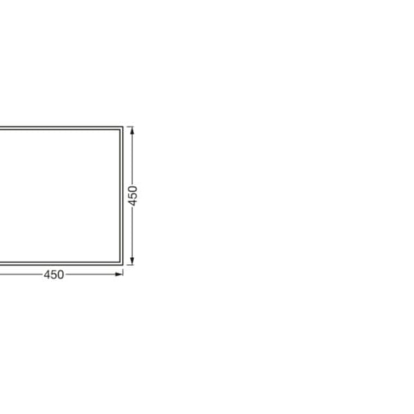 OSRAM Deckenleuchte SMART+ Orbis Magnet 45 x 45 cm, TW