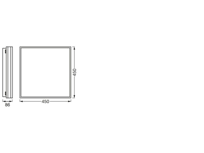 OSRAM Deckenleuchte SMART+ Orbis Magnet 45 x 45 cm, TW