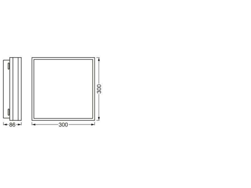 OSRAM Deckenleuchte SMART+ Orbis Magnet 30 x 30 cm, TW