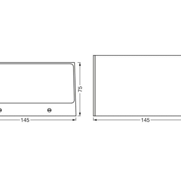 OSRAM Outdoor Wandleuchte Smart+ Brick UpDown RGB + W
