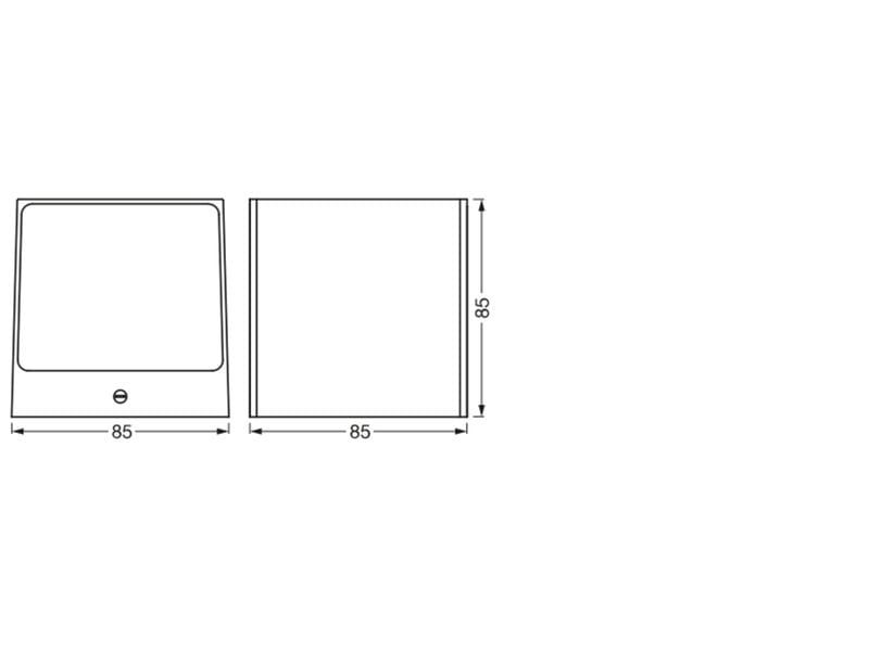 OSRAM Outdoor Wandleuchte Smart+ Brick UpDown RGB + W
