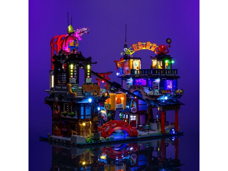 Light My Bricks LED-Licht-Set für LEGO® 71799 Die Märkte von NINJAGO City