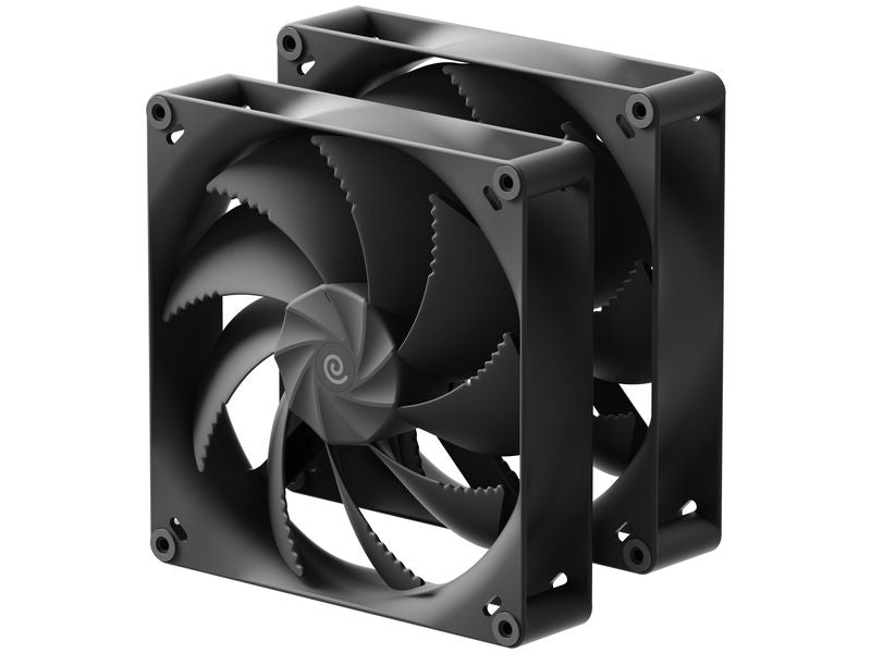 HAVN PC-Lüfter HAVN H18 PWM 180 mm Schwarz 2 Stück