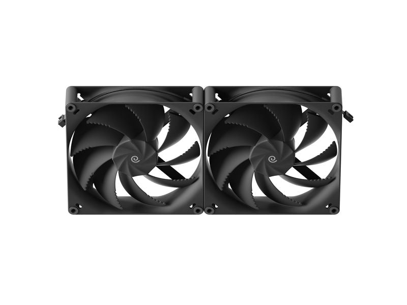 HAVN PC-Lüfter HAVN H18 PWM 180 mm Schwarz 2 Stück