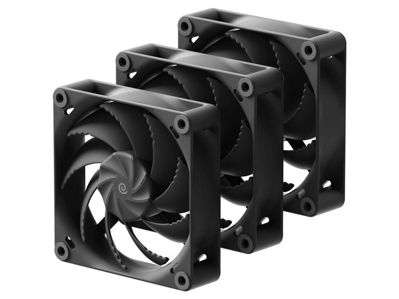 HAVN PC-Lüfter HAVN H12 PWM 120 mm Schwarz 3 Stück