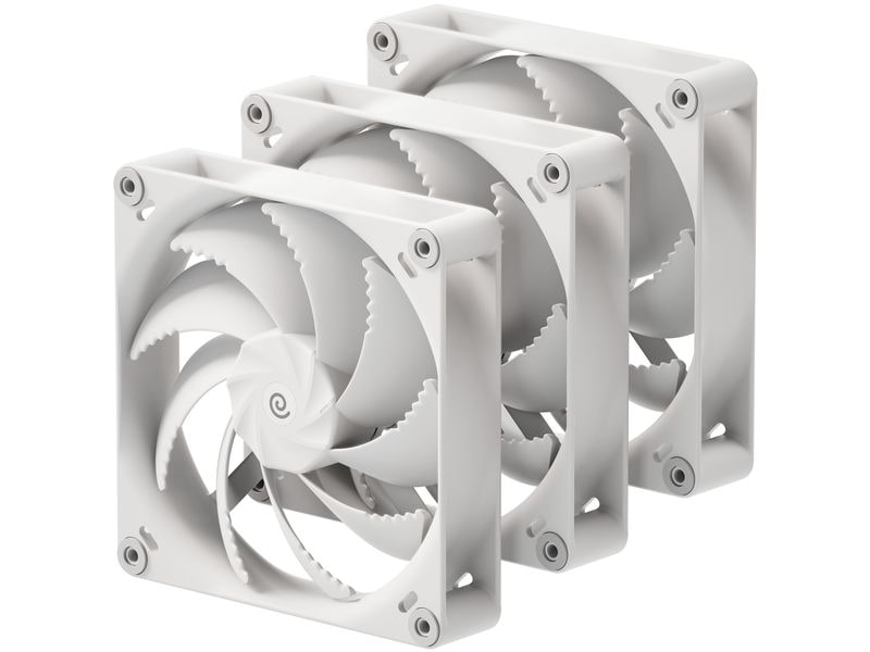 HAVN PC-Lüfter HAVN H14 PWM 140 mm Weiss 3 Stück