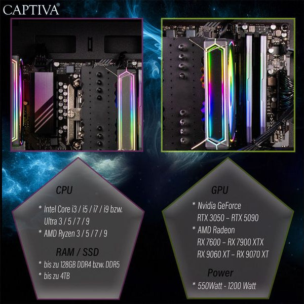 Captiva Gaming PC Highend Gaming R89-506