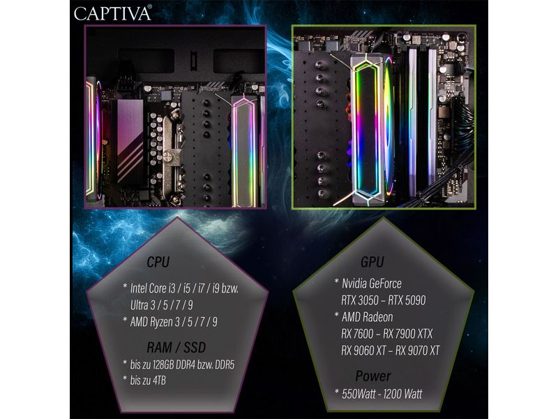 Captiva Gaming PC Highend Gaming R89-506