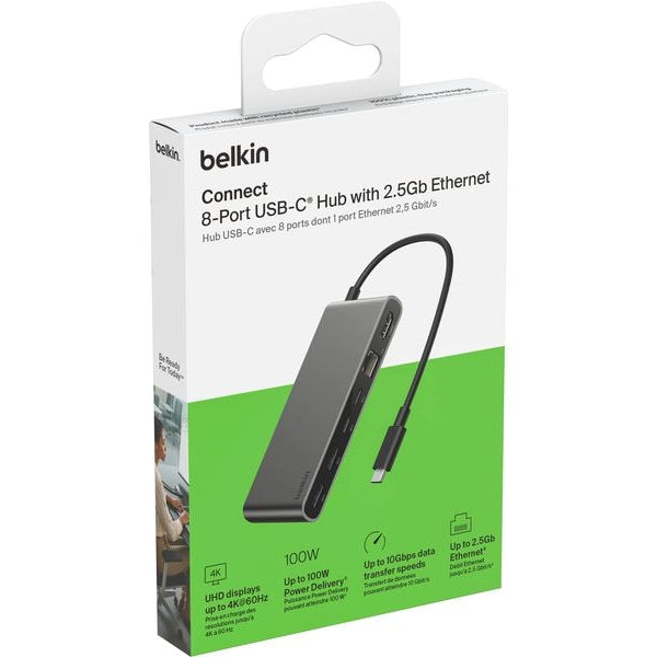 Belkin Dockingstation Connect 8-in-1 USB-C Hub