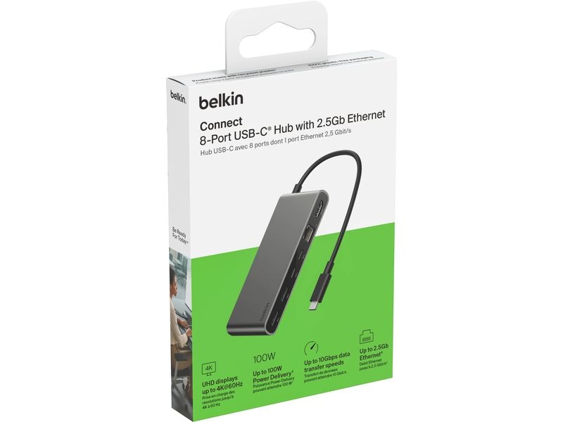 Belkin Dockingstation Connect 8-in-1 USB-C Hub
