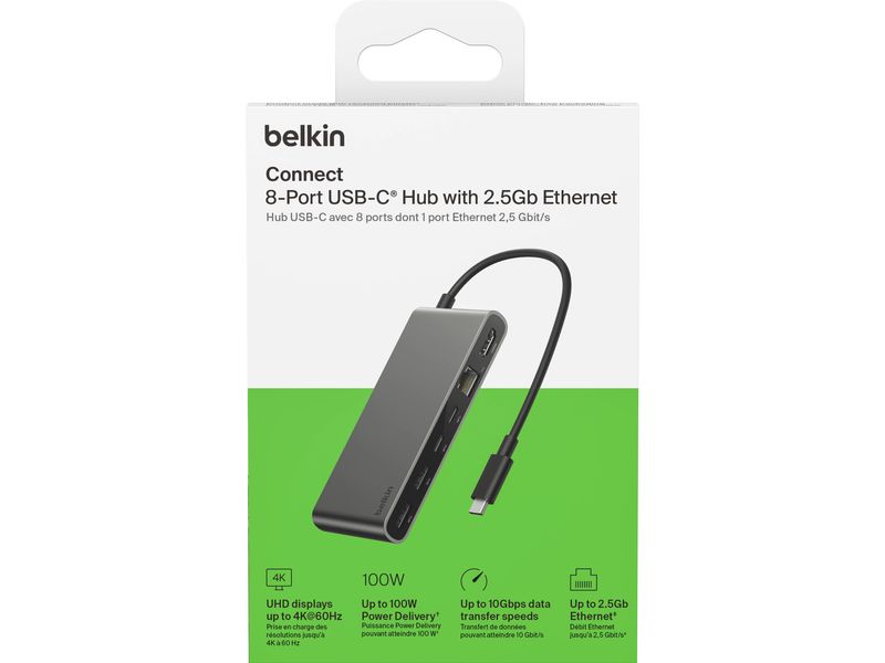 Belkin Dockingstation Connect 8-in-1 USB-C Hub