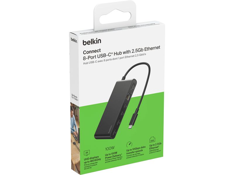 Belkin Dockingstation Connect 8-in-1 USB-C Hub