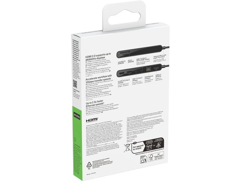 Belkin Dockingstation Connect 8-in-1 USB-C Hub